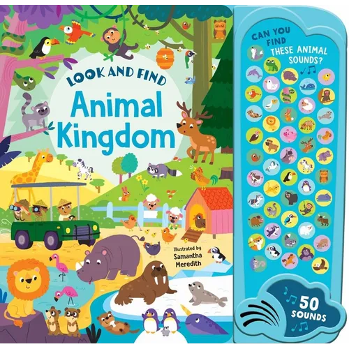 Animal Kingdom: 50 Button Sound Book: Search & Find Book with 50 Noises!