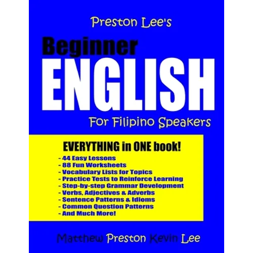 Preston Lee's Beginner English For Filipino Speakers