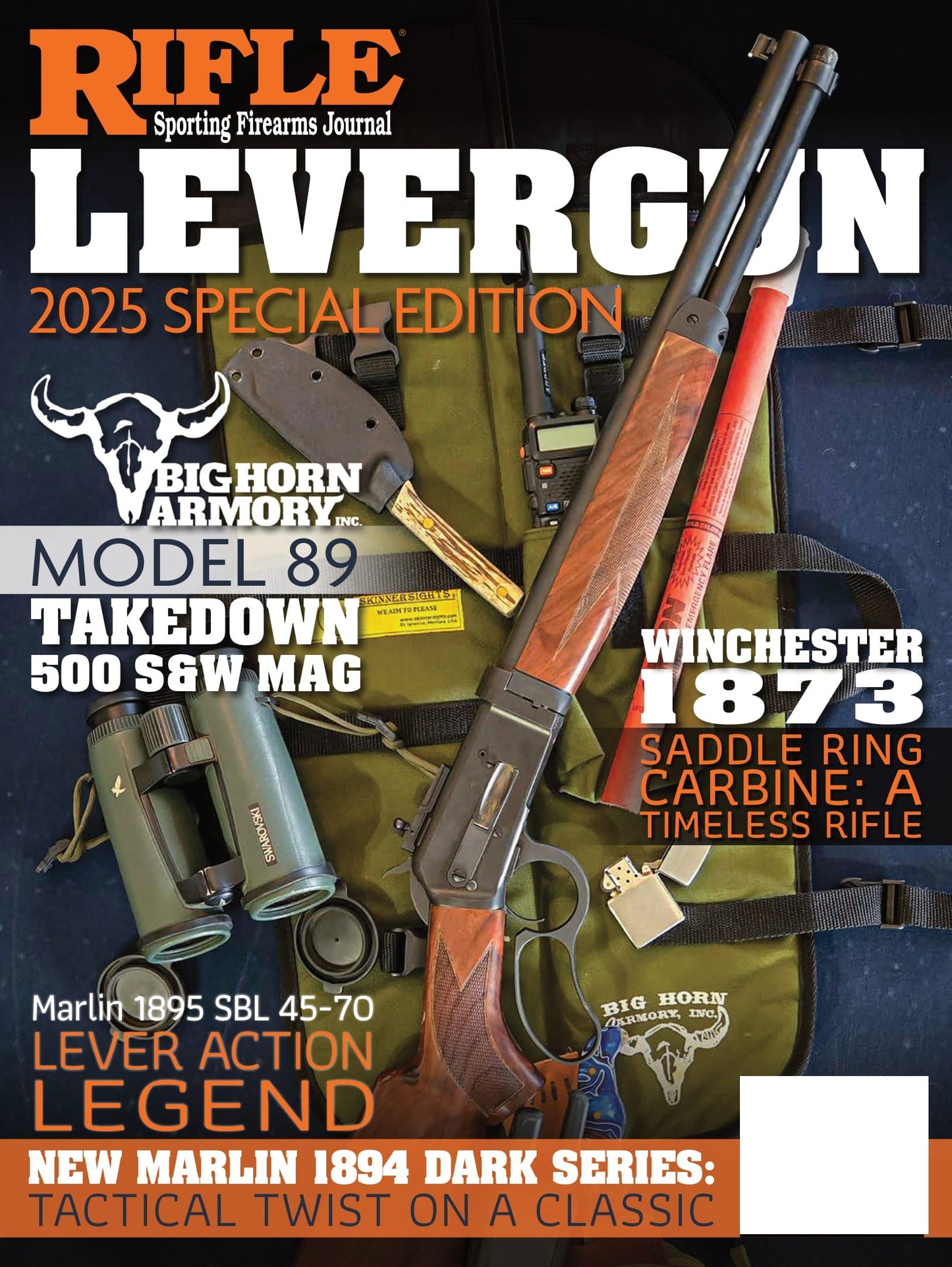 Rifle Special Edition - Fall 2025: Winchester Model 1873 Saddle Ring Carbine, Marlin Model 1894 Dark Series, Big Horn Armory 454 Casull, POF Tombstone 9mm Carbine, Turnbull Restoration & More!