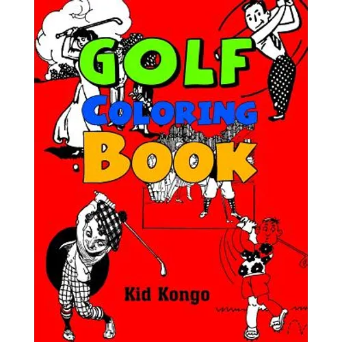 Golf Coloring Book