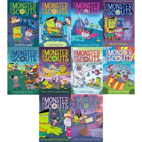 The Junior Monster Scouts Tiny-But-Terrifying Collected Set: The Monster Squad; Crash! Bang! Boo!; It's Raining Bats and Frogs!; Monster of Disguise;