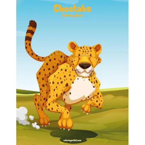 Cheetahs Coloring Book 1