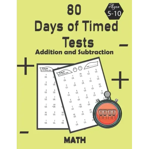 Addition and subtraction Timed Test: Digits 0-20, Age (5-10), Practice probléme mathématique