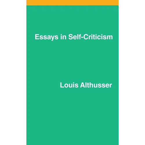 Essays on Self-Criticism