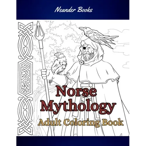 Norse Mythology: Coloring Book for Adults and Teens