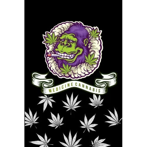 My Gorilla medicine cannabis note book ( marijuana): memo your daily with cute Gorilla weed cover record date and write