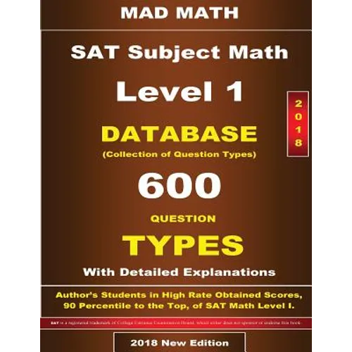 2018 SAT Subject Math Level I Database