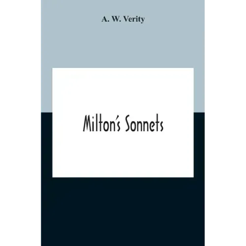 Milton'S Sonnets
