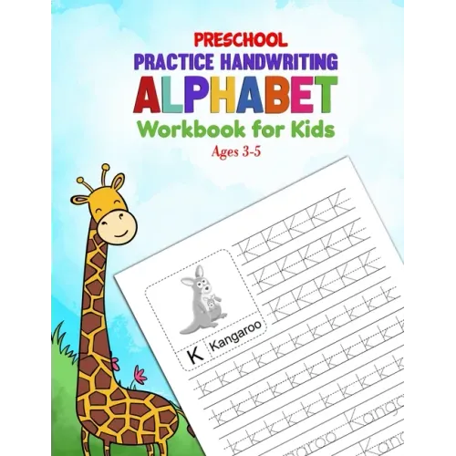 Preschool Practice Handwriting Alphabet Workbook for Kids Ages 3-5: Kids learning activity Book for Practice Alphabet Writing