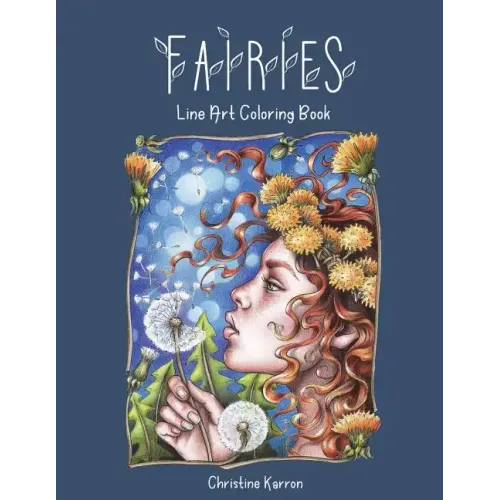 Fairies Line Art Coloring Book