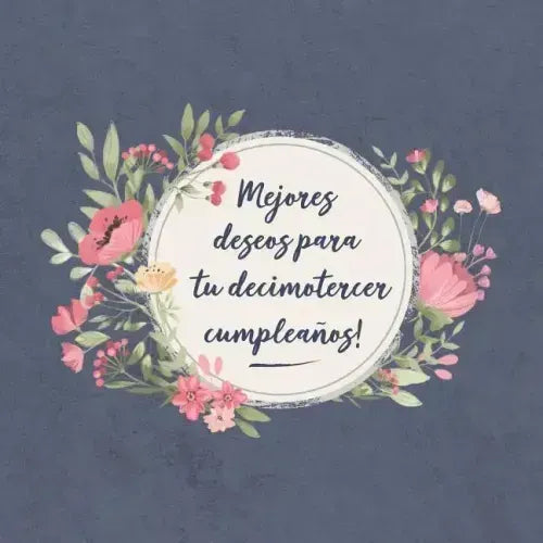 Mejores deseos para tu decimotercer Cumpleaños: El libro de firmas evento Libro De Visitas para Fiesta - Aniversario cumpleaños Feliz Cumple años - Id
