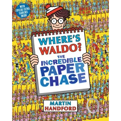 Where's Waldo? the Incredible Paper Chase: (A Hidden Object Activity Book Including a Maze, Spot-The-Difference Challenge, and Search & Find Puzzles -