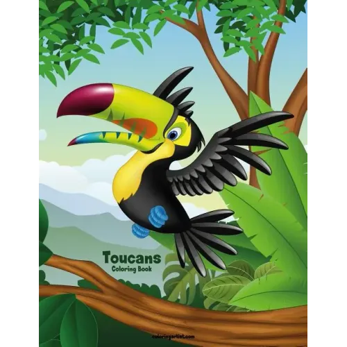 Toucans Coloring Book 1