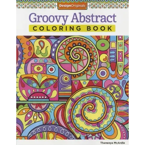Groovy Abstract Coloring Book