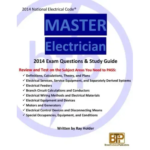2014 Master Electrician Exam Questions and Study Guide