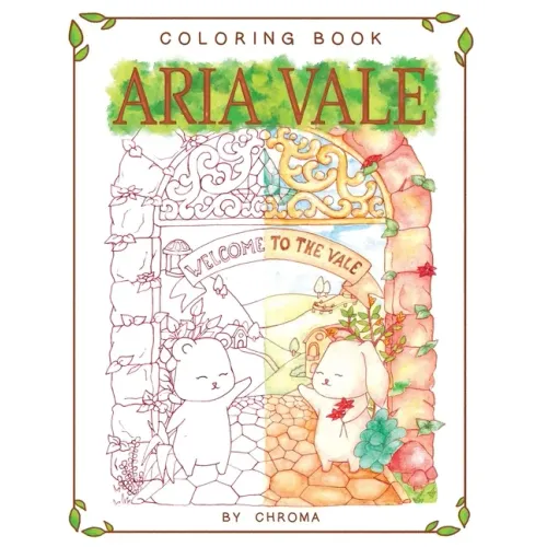 Aria Vale Coloring Book: Welcome to the Vale