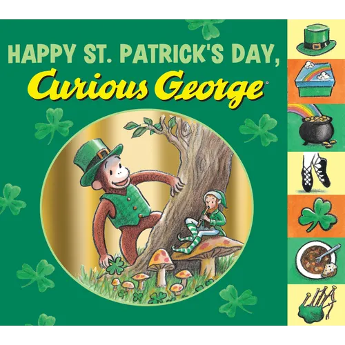Happy St. Patrick's Day, Curious George Tabbed