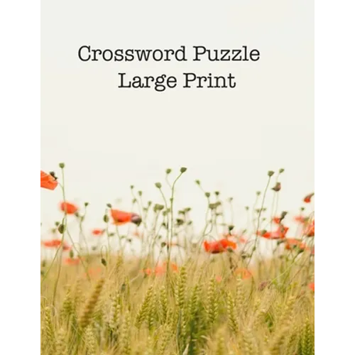 Crossword Puzzle: Large Print