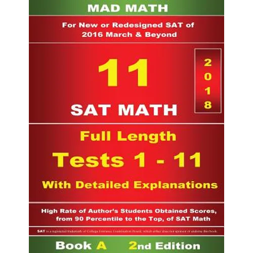 Book A Redesigned SAT Math Tests 1-11