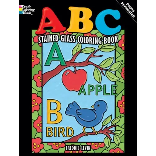 ABC Stained Glass Coloring Book