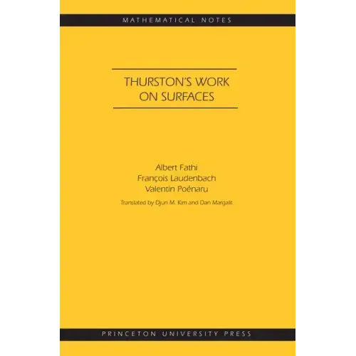 Thurston's Work on Surfaces (Mn-48)