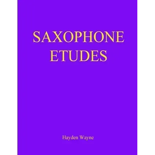 Saxophone Etudes