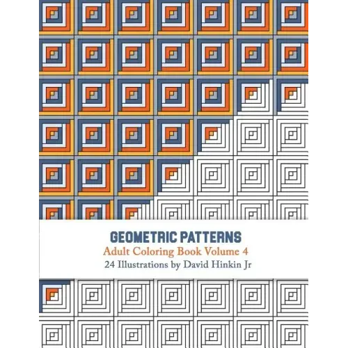 Geometric Patterns - Adult Coloring Book Vol. 4