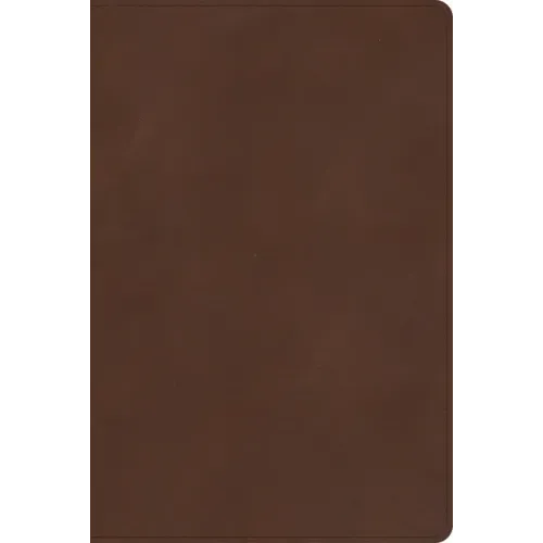 CSB Rainbow Study Bible, Brown Leathertouch
