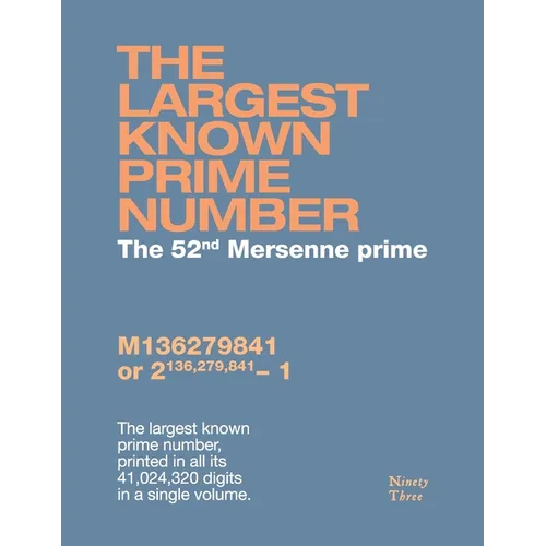 The largest known prime number