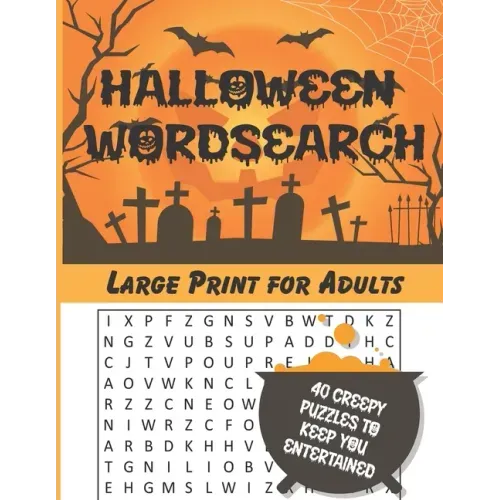Halloween Wordsearch: For Adults, Large Print