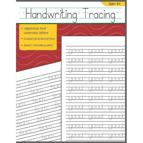 Handwriting Tracing: First Easy Words Handwriting Practice for Kids
