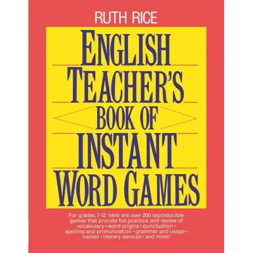 English Teacher's Book of Instant Word Games