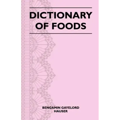 Dictionary of Foods