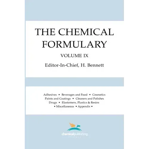 The Chemical Formulary, Volume 9