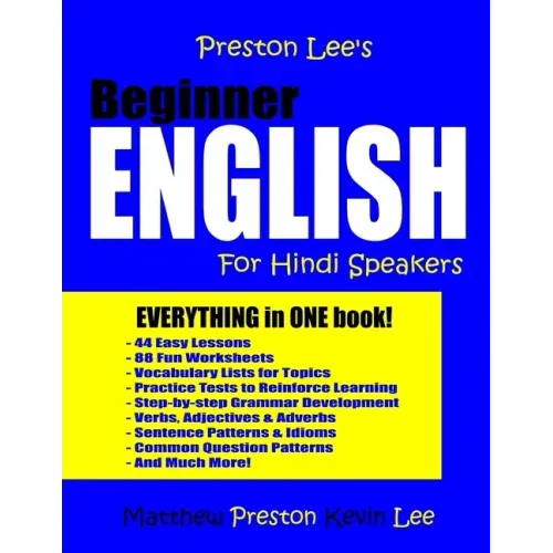 Preston Lee's Beginner English For Hindi Speakers
