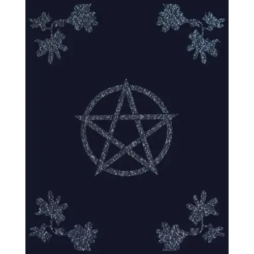 Grimoire: Pentacle Gemstone Flower Spell Book To Witchcraft Write Rituals & Ingredients
