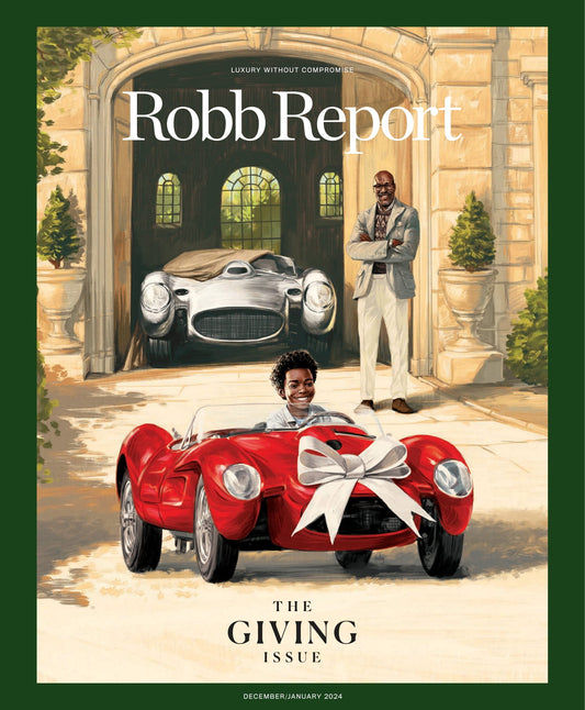 Robb Report - The Giving Issue December & January 2024: Ultimate Gift Guide, Secrets To Staying Stress-Free During Holidays, How To Build A Mission-Based Nonprofit, Surfers In 2024 Olympics & More!