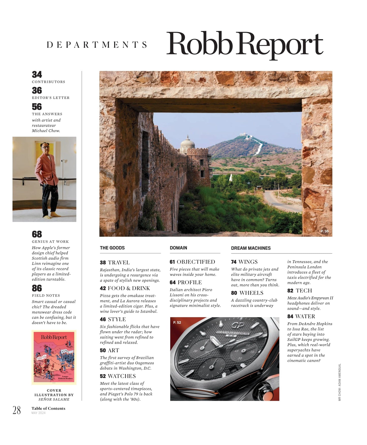 Robb Report - The Entertainment Issue May 2024: Luxury Without Borders, Boundaries Between Hollywood & High Fashion Are Blurring, The White Lotus, How Paris Got Its Groove Back, Courting Luxury & More