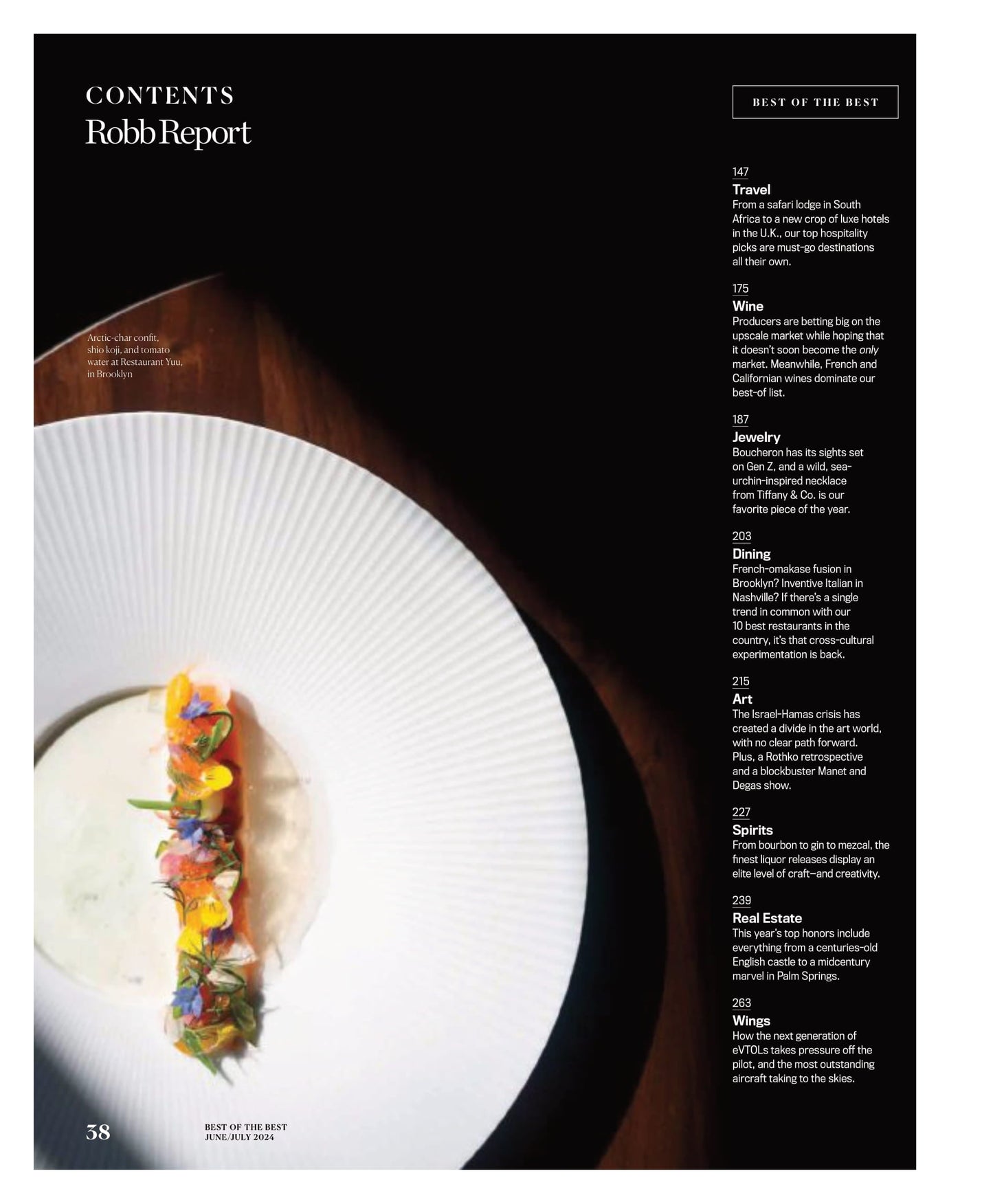 Robb Report - The Best Of The Best Issue June & July 2024: In Auto, Style, Watches, Sailing, Travel, Wine, Jewelry, Dining, Art, Spirits, Real Estate, Airplanes, Design, Gear, Cigars & More!