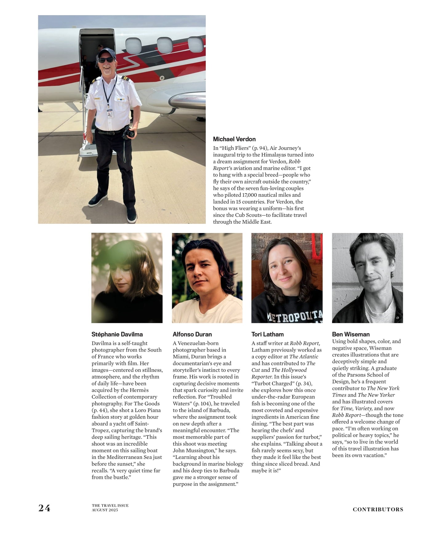 Robb Report - The Travel Issue August 2025: Private Jet Odysseys, Barbuda’s Revival, Dutch Renaissance, Top Wellness Trends, Luxurious Food & Wine Getaways, Hottest High-Tech Travel Gadgets & More!