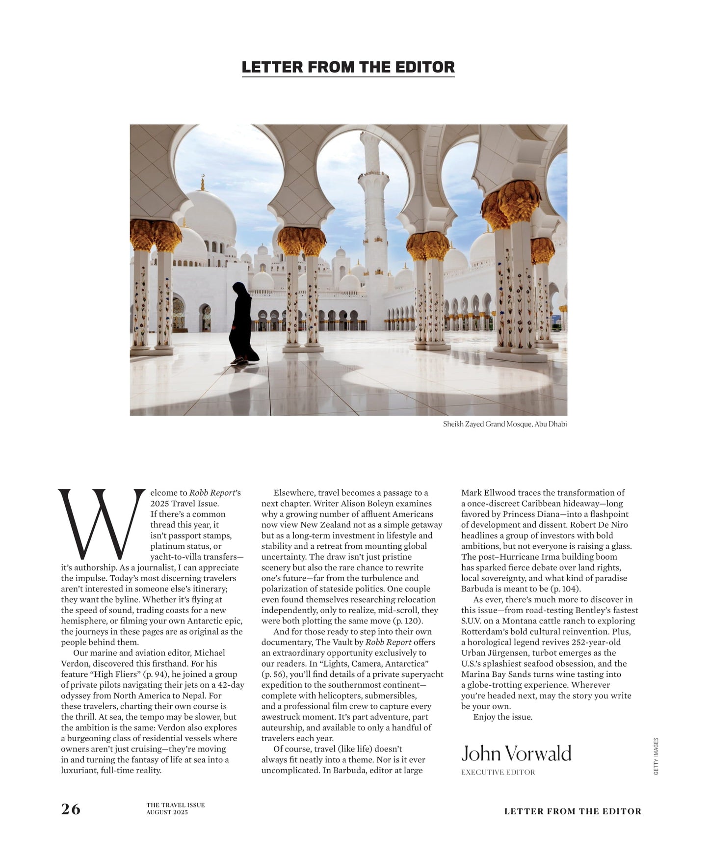 Robb Report - The Travel Issue August 2025: Private Jet Odysseys, Barbuda’s Revival, Dutch Renaissance, Top Wellness Trends, Luxurious Food & Wine Getaways, Hottest High-Tech Travel Gadgets & More!