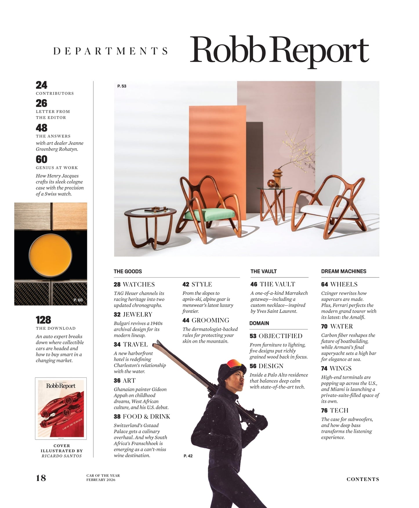 Robb Report - Car Of The Year Issue February 2026: Top-Tier Drivers In This Year's Competition, Transparency Transforming The Gold Market, Bulgari's 1940s Revival, Gideon Appah's US Debut & More!