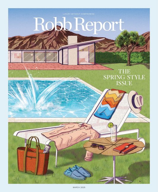 Robb Report - The Spring Style Issue March 2025: Lofty Ambitions, Sabyasachi Mukherjee's Journey In Fashion, Michelin's Influence, MoMA, Lugano, Krug's Winery, Ozempic's Impact To Your Closet & More!