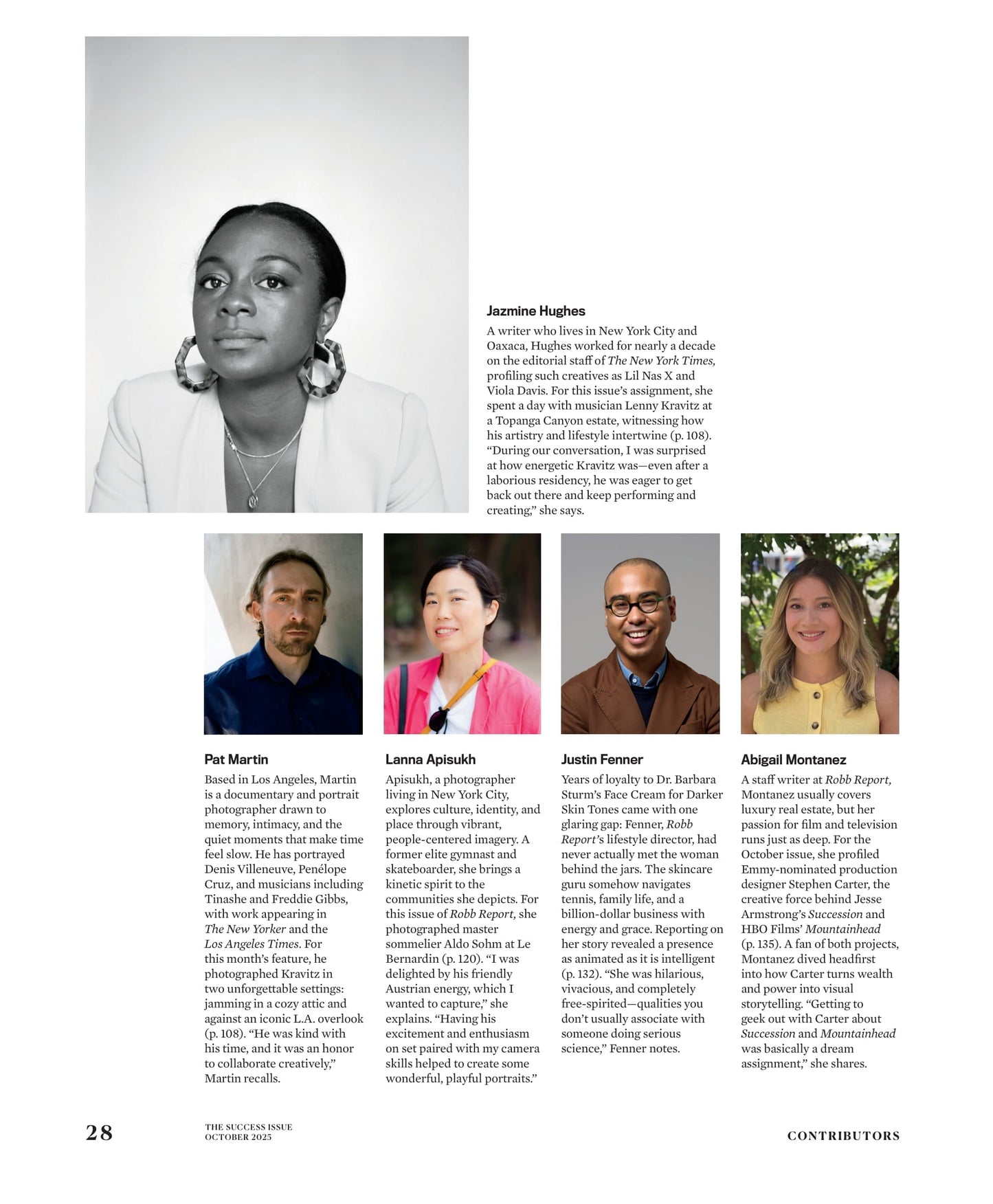 Robb Report - The Success Issue October 2025: Lenny Kravitz’s Formula For Success, Four Seasons & Ritz-Carlton Are Elevating Luxury Travel, Supercar Showdown, The Minds Of Culture Makers & More!