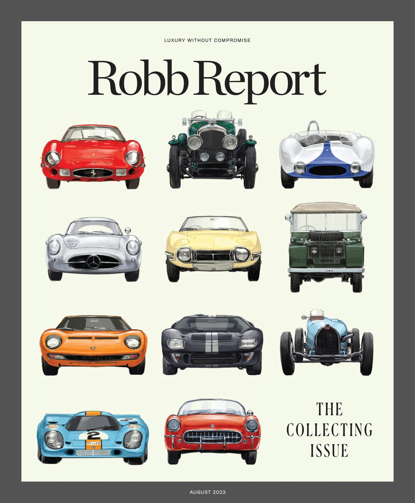 Robb Report - The Collecting Issue August 2023: Sports Memorabilia Record-Breaking Auction Prices, Inside Lego Heir 215,000 sqft Automotive Ecosystem, Challenging Grape Maturity Equals Quality & More!