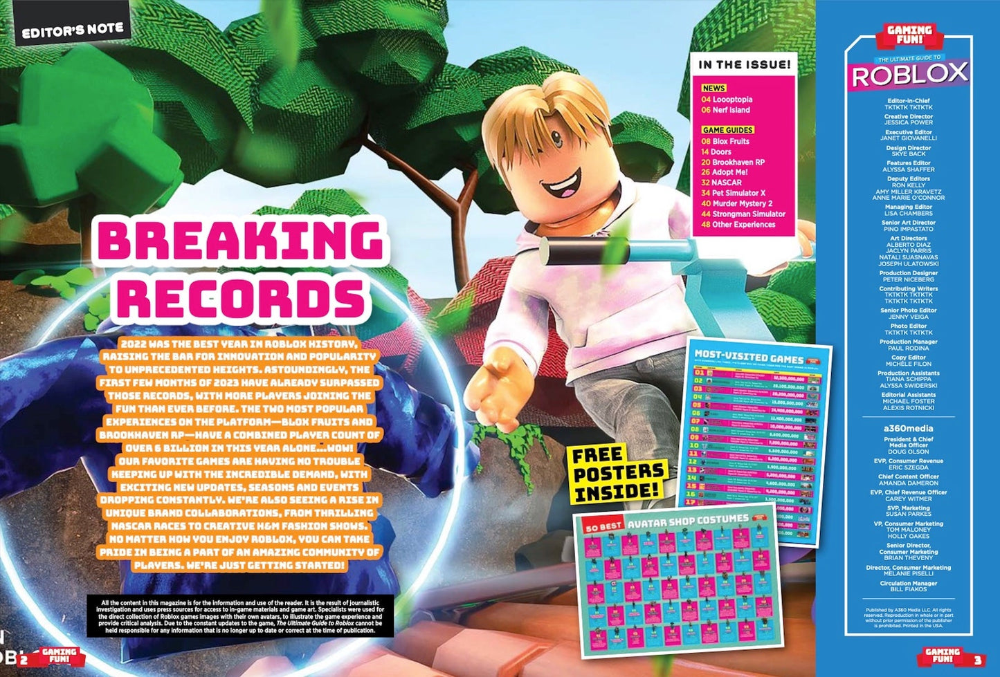 Roblox - Everything You Need To Know, Ultimate Guide By Fans For Fans, Independent & Unofficial! Inside Tips & Tricks for Any Level, + 2 Giant Tear-Out Poster