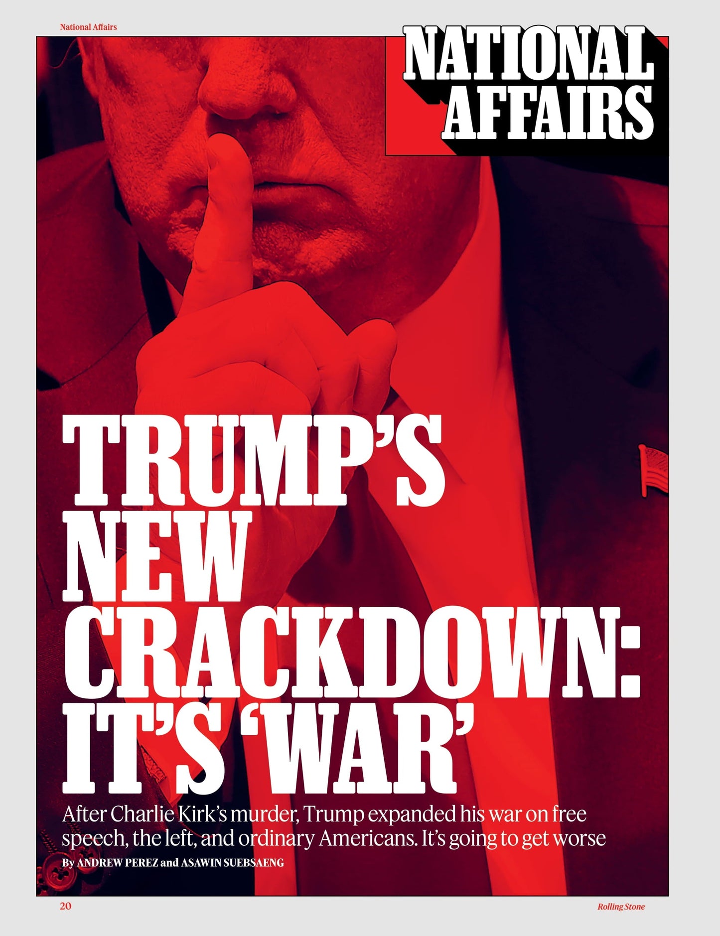 Rolling Stone - November 2025: Musicians On Musicians 2025, Jack Antonoff & Hayley Williams, Gracie Abrams & Cyndi Lauper, Inside The Wild World Of K-Pop Demon Hunters, Trump's New Crackdown & More!