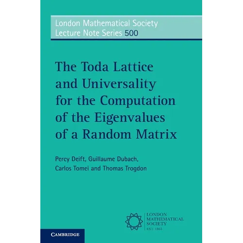 The Toda Lattice and Universality for the Computation of the Eigenvalues of a Random Matrix