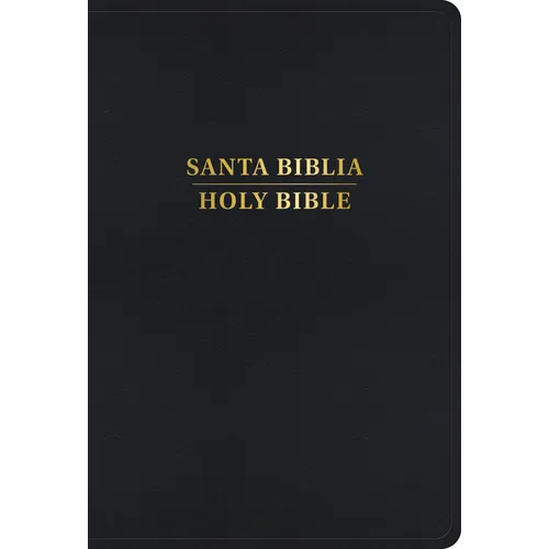 Rvr 1960/KJV Biblia Bilingüe Letra Grande, Negro Imitación Piel (Edición 2024)
