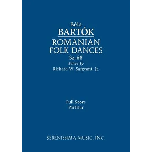 Romanian Folk Dances, Sz.68: Full score